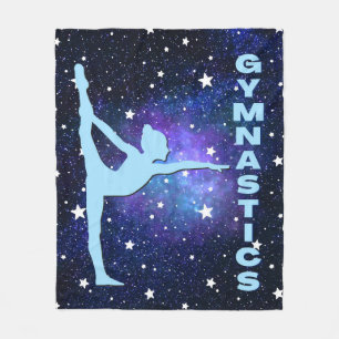 Galaxy Gymnastics  Fleece Blanket
