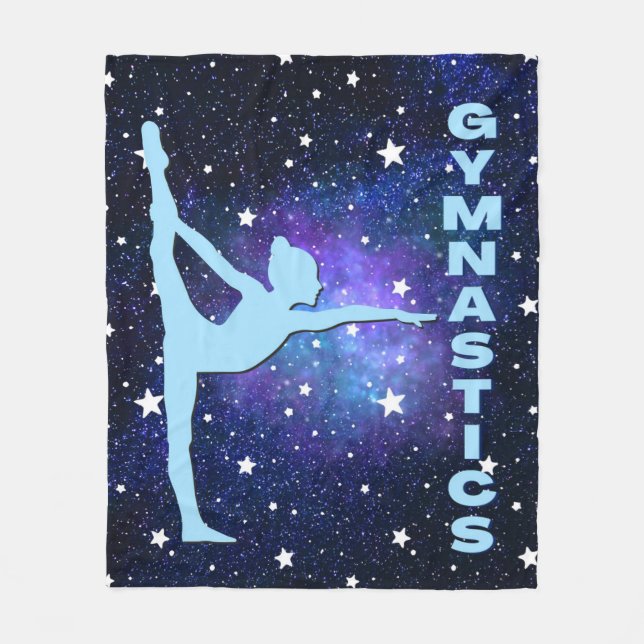 Galaxy Gymnastics  Fleece Blanket (Front)