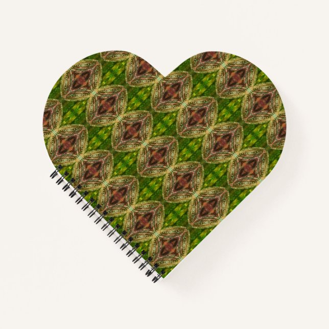 Galaxy Heart Shape Notebook (Front)