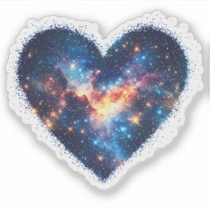 Galaxy Heart Valentine's Day