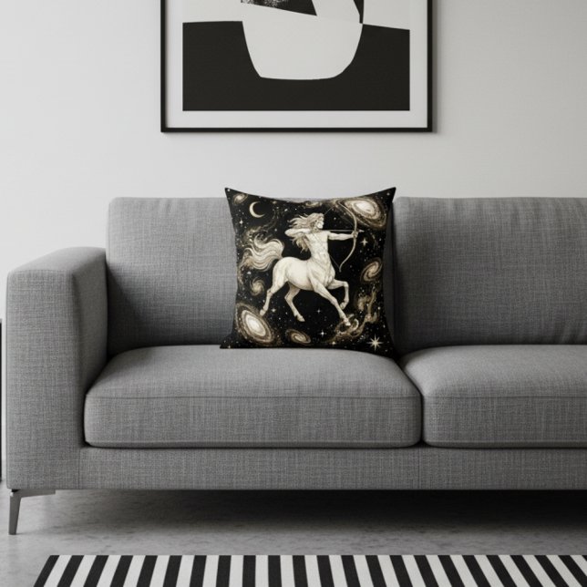 Galaxy Home Decor Sagittarius Zodiac Celestial Cushion (Creator Uploaded)