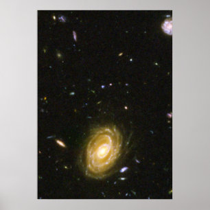 Galaxy HUDF-JD2 From the Hubble Ultra Deep Field Poster