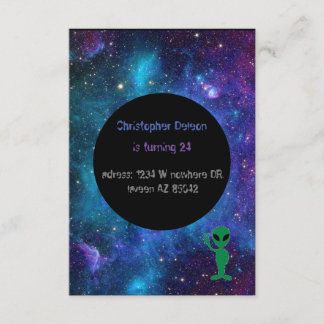Galaxy Invitation