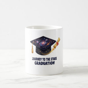 Galaxy Journey Graduation 2026 Retro Cap Coffee Mug