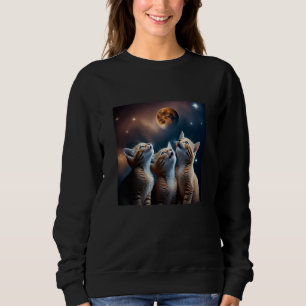 Galaxy Kittens Cat UFO Cat In Space  1 Sweatshirt