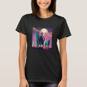 Galaxy Kittens Cat UFO Cat In Space 3 T-Shirt