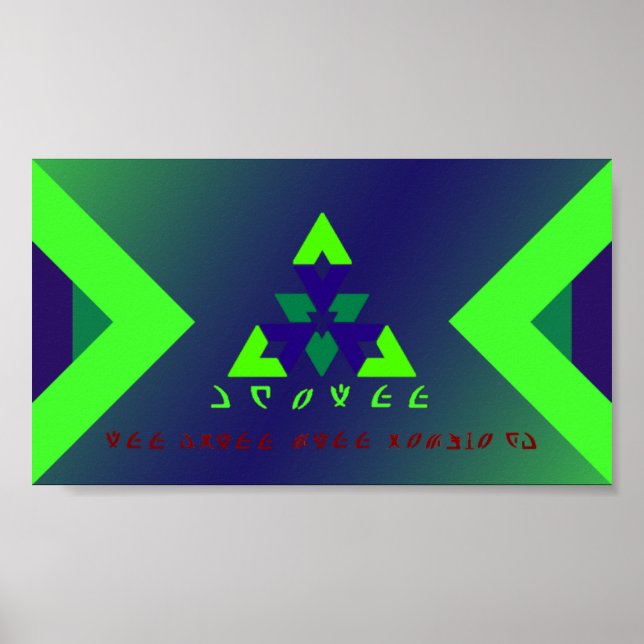 Galaxy Kneall Flag Poster (Front)