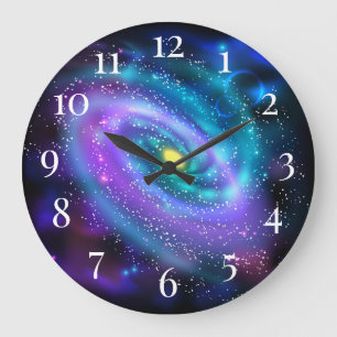 Galaxy  large clock