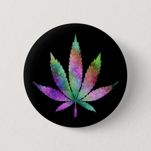 Galaxy Leaf Button (Front)