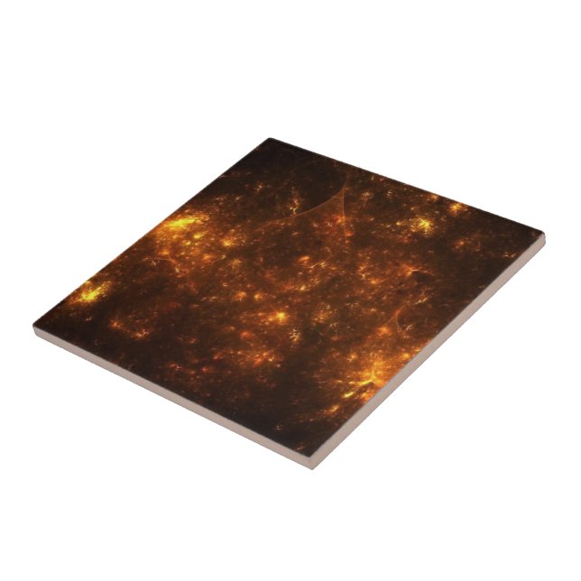 Galaxy Light - Stars Space - Universe Ceramic Tile (Side)