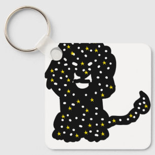 Galaxy Lion Keychain – Cosmic Mane Silhouette