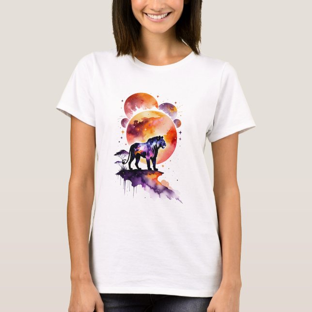 Galaxy Lioness T-Shirt (Front)