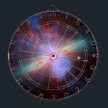 Galaxy M82 Hubble NASA Dartboard<br><div class="desc">This red, turquoise, purple and blue image of the galaxy M82 – also known as NGC 3034 – is a colourful composite created from data from the Hubble Space Telescope, the Chandra X-Ray Observatory and the Spitzer Space Telescope. Image Credit: NASA, ESA, CXC, and JPL-Caltech You can personalise the design...</div>