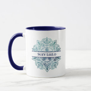 Galaxy Mandala Personalised Name Mug