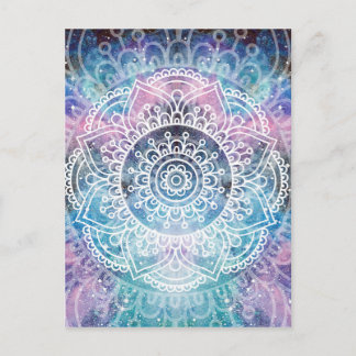 Galaxy Mandala Postcard