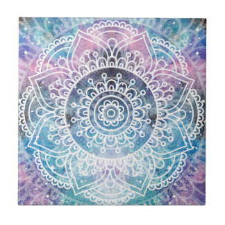 Galaxy Mandala Tile