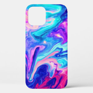 Galaxy Marble Modern Abstract Watercolor iPhone 7 iPhone 12 Pro Case