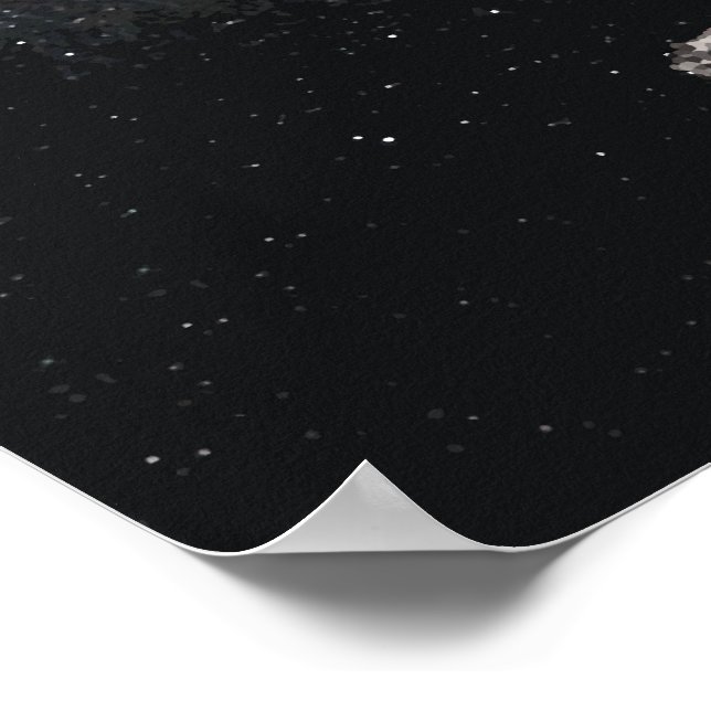 Galaxy Mining Wasp Poster (Corner)