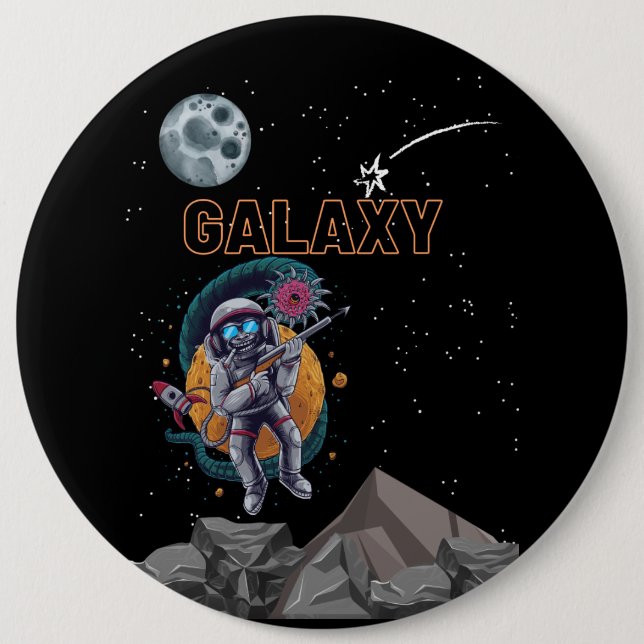 GALAXY monkey Button (Front)