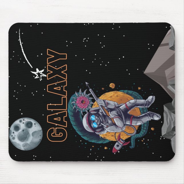 GALAXY monkey Mouse Pad (Front)