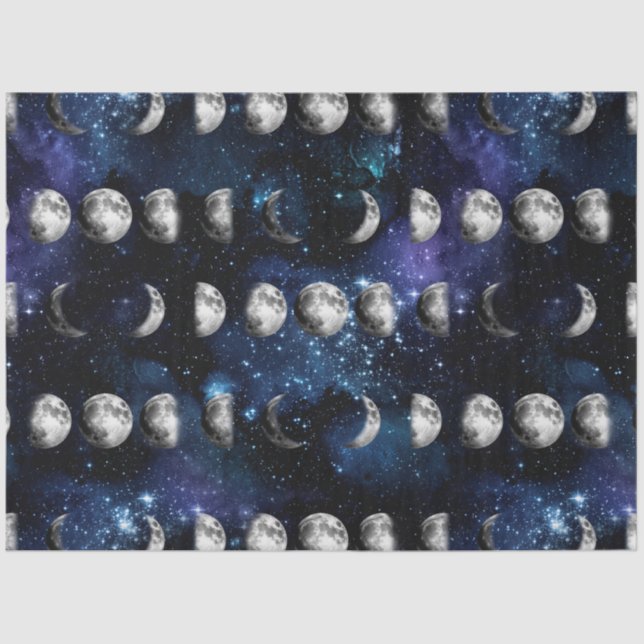 Galaxy Moon Series Design 9 Tissue Paper (Front)