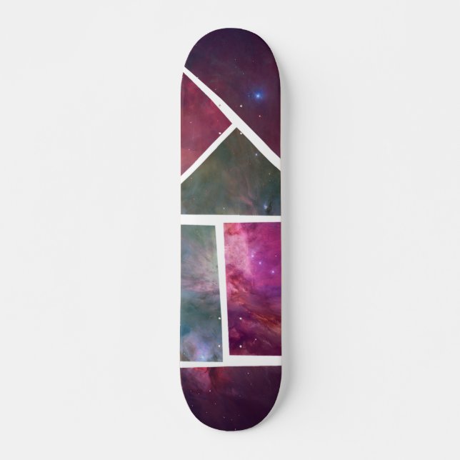 Galaxy Mosaic Custom Skateboard (Front)