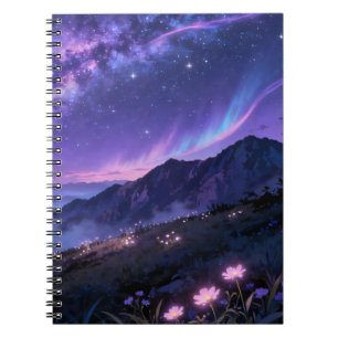 Galaxy Mountain Notebook