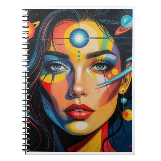 Galaxy Muse Spiral Notebook (Front)