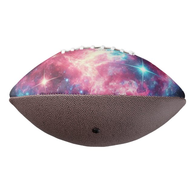 Galaxy Nebula Football – Cosmic Sports Gear (Rotated 270)