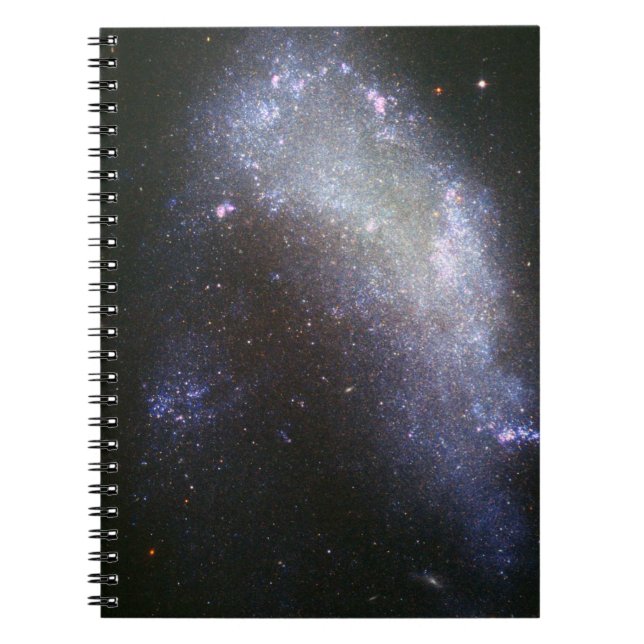 Galaxy NGC 1427A Plunges Towards the Fornax Galaxy Notebook (Front)