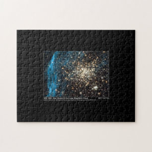 Galaxy NGC 1850 Star Clusters Magellanic Cloud Jigsaw Puzzle