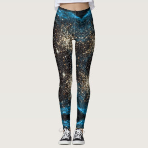 Galaxy NGC 1850 Star Clusters Magellanic Cloud Leggings