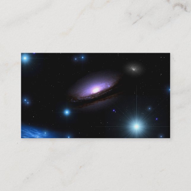 Galaxy NGC 4526 - Business Card (Front)