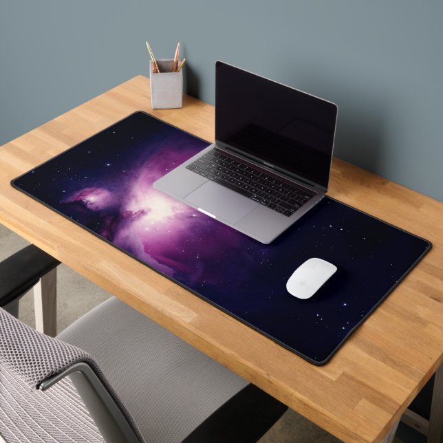 Galaxy Night Sky Universe Outer Space Stars  Desk Mat (Office 2)