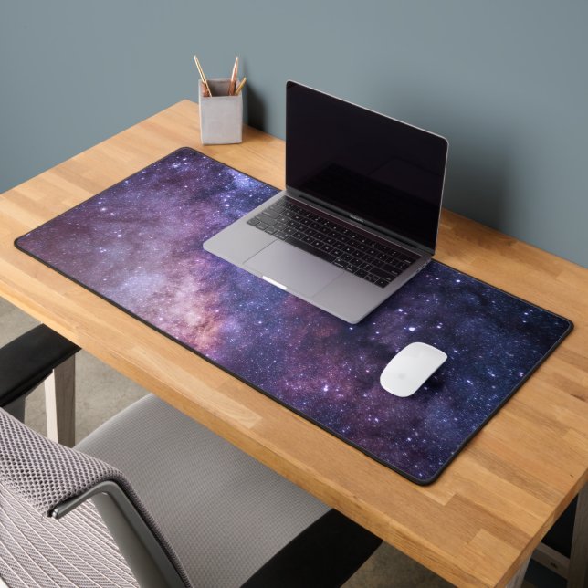 Galaxy Night Sky Universe Outer Space Stars  Desk Mat (Office 2)