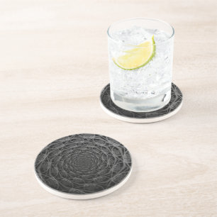 Galaxy of Filaments in Black and White Coaster