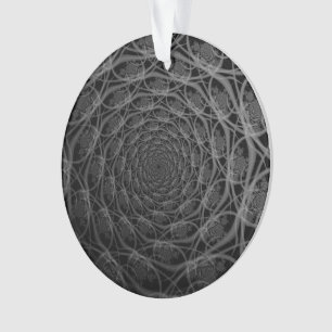 Galaxy of Filaments in Black and White Ornament
