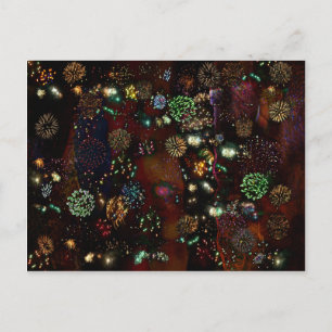 Galaxy of Fireworks Collage 2of4 2859b Postcard