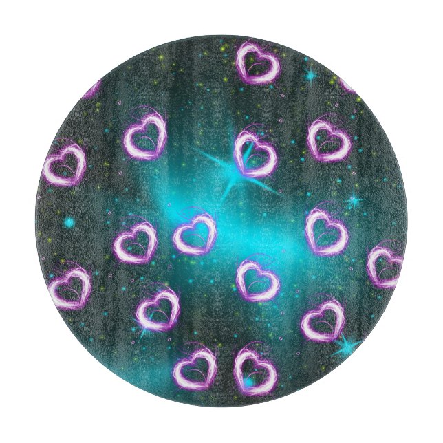 Galaxy of heart cutting board (Front)