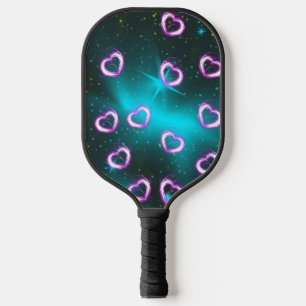 Galaxy of heart pickleball paddle