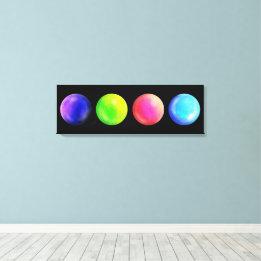 Galaxy Orb Quartet - Landscape Canvas Print