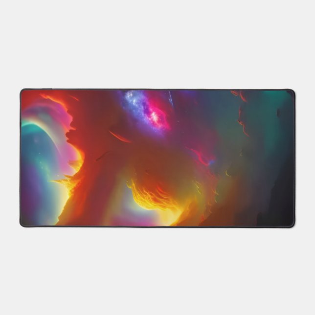 Galaxy Outer Space Interstellar Desk Mat (Front)