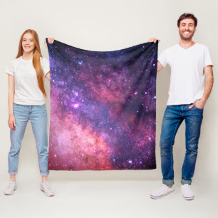 Galaxy Outer Space Nebula Stars Sky Universe Fleece Blanket