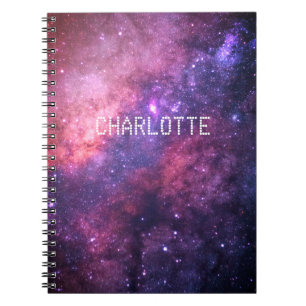 Galaxy Outer Space Nebula Stars Sky Universe girls Notebook