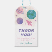Galaxy Outer Space Planet Thank you Girly