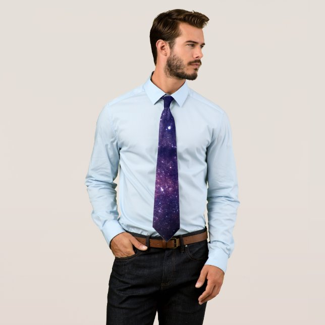 Galaxy Outer Space Stars Starry Night Sky Nasa Tie (In Situ)