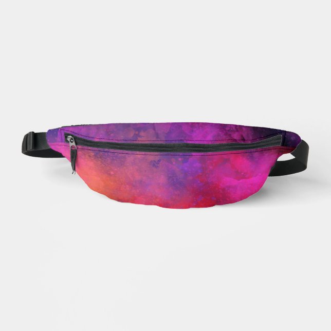 Galaxy Paint Splatter effect Bum Bags (Front)