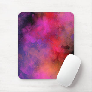 Galaxy Paint Splatter effect Mouse Pad