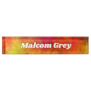 Galaxy Paint Splatter effect  Nameplate