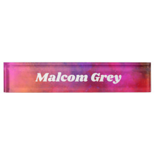Galaxy Paint Splatter effect  Nameplate